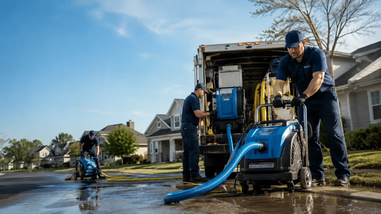 Flood Damage Cleanup in New Plymouth, OH